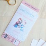 Convite Passaporte Frozen