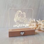 Candeeiro led mãe