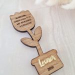 Tulipa Decorativa em MDF Personalizada com Nome - Image 2