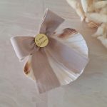 Concha de Batismo - pano/chiffon