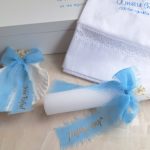 Conjunto de Batismo com flores - Image 3
